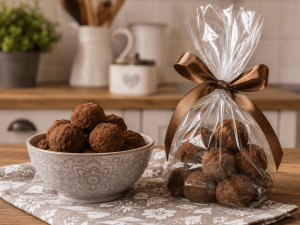Domáce čokoládové hľuzovky krok za krokom