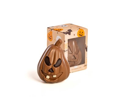 cokoladova dyne obdarovani poteseni halloween dusicky darek darkova krabicka mlecna horka bila cokolada cokoladovna janek