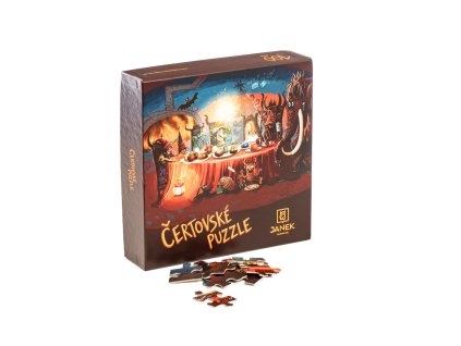certovske puzzle 100ks advent adventni kalendar cokolada cokoladovna janek