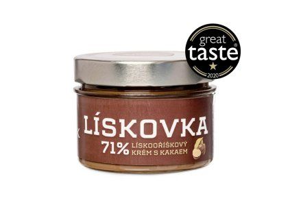 Lieskovka – 71% lieskový krém s kakaom
