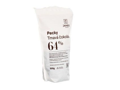 Pecky 64% horká čokoláda 500g