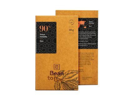 90% horká čokoláda Bean to bar – Peru