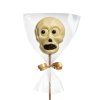 Čokoládová lízanka Halloween - lebka